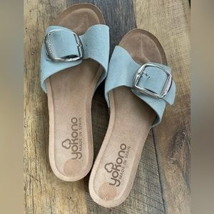 Unworn Mint Green Sandals